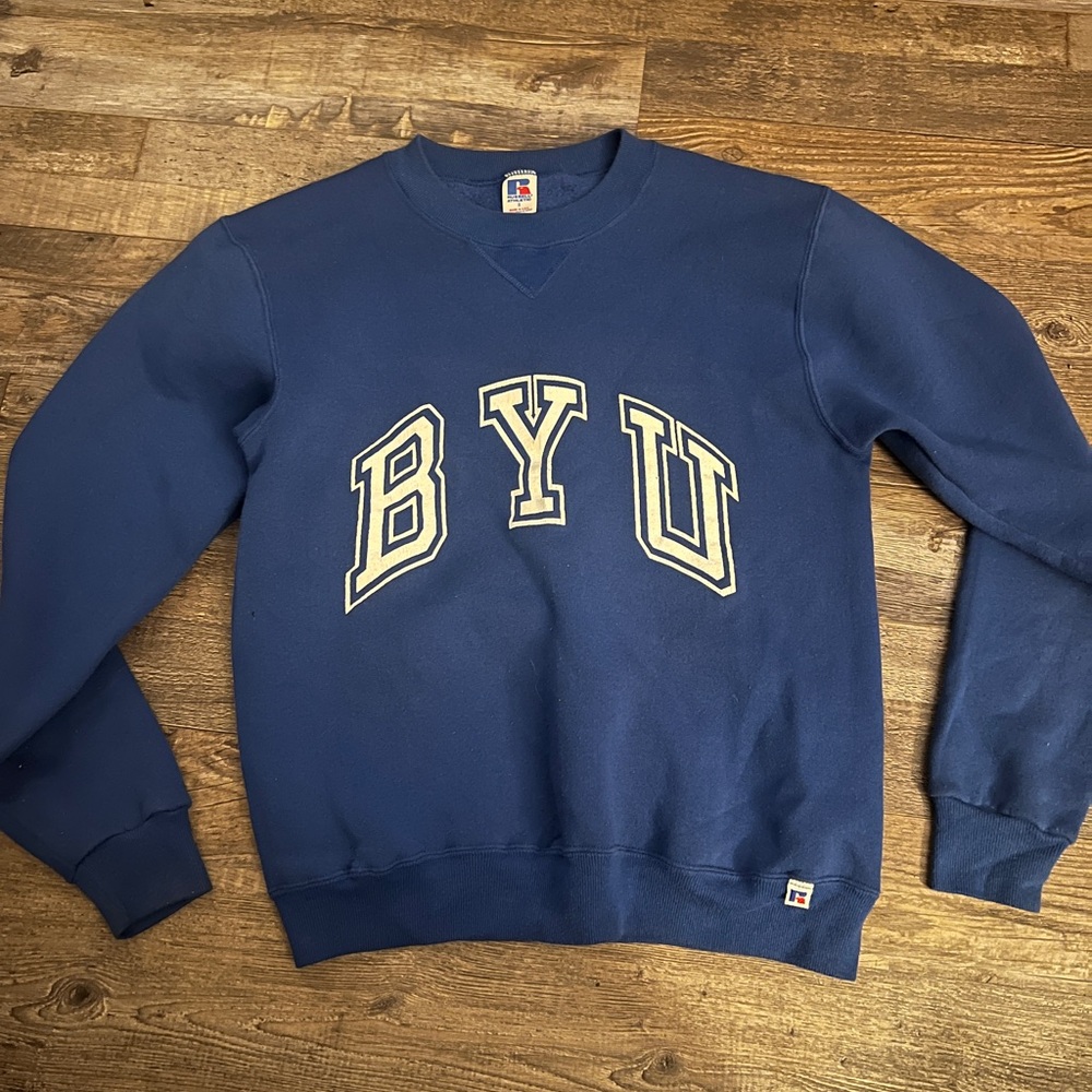 Vintage 90's BYU University ~Men's Small Crewneck Sweatshirt